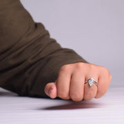 Marquise Diamond Engagement Ring Lab Grown Diamond Anniversary Ring Solitaire Ring for Anniversary Gift Marquise Cut Proposal Ring
