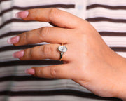 Certified 2.00 CT Lab Grown Diamond Ring, Oval Lab Diamond Engagement Ring , Lab Oval, Solid 14K Yellow Gold Oval Ring