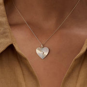 Gold Plated Pendant Necklace, Heart Pendant Necklace , Gold Plated Necklace, Necklace, Jewelry, Necklaces for Women, Gifts for Her