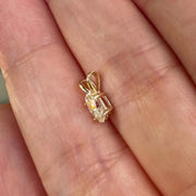 The Marielle Marquise-Cut Lab-Grown Diamond Solitaire Pendant Necklace in 10K or 14K Solid Gold