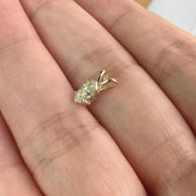 The Marielle Marquise-Cut Lab-Grown Diamond Solitaire Pendant Necklace in 10K or 14K Solid Gold