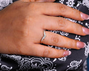 Multi Stone Diamond Band, Diamond Wedding Band, Mix Shape Diamond Band, Multi Shape Cluster Band, Multi Stone Half Eternity Band for Her