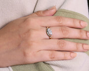 Marquise Cut Lab Grown Diamond Engagement Ring 1.00 CT Marquise Cut Lab Grown Diamond Ring IGI Certified Lab Diamond Promise Ring