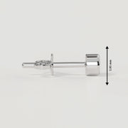 0.20 Ct Diamond Stud Earring Round Diamond Solitaire Earrings 14k Yellow Gold 14K White Gold 14K Rose gold