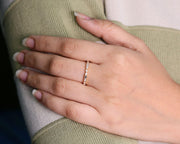 Mixed Shaped Eternity Moissanite Diamond Band Unique Wedding Anniversary Band Multi Diamond Band Bezel Set Eternity Band Proposal Ring