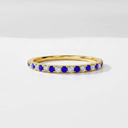 Birthstone Eternity Ring • Personalized Infinity Ring • Crystal Gemstone Jewelry • Gifts for Mom • Gift for Her •Valentines Day Gift for Her
