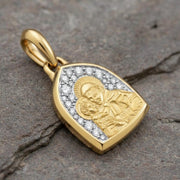 14K Gold Plated St Anthony Pendant, St Anthony Necklace, Saint Jewelry, Symbol Of Devotion, Religious Jewelry, Gift For Him