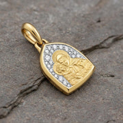 14K Gold Plated St Anthony Pendant, St Anthony Necklace, Saint Jewelry, Symbol Of Devotion, Religious Jewelry, Gift For Him