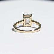 1, 2 or 3ct Elongated Cushion Cut Solitaire Engagement Ring / Cushion Solitaire Wedding Ring / Elongated Cushion Diamond Ring/ Gift Rings