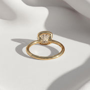 2 Carat IGI Certified F color VS1 Clarity Oval Excellent Cut Lab Grown Diamond Solitaire Engagement Ring 14k Yellow Gold