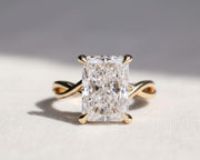 6 CT Radiant Cut Lab Grown Diamond Solitaire Engagement Ring, Wedding Ring, IGI Certified Radiant Diamond Ring,Anniversary Ring