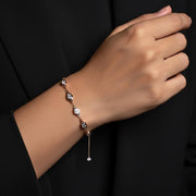 1.00Ct Mix Cut Lab Grown Diamond Bracelet,Diamond Tennis Bracelet For Women,Lab Made Diamond Bracelet,Gift for Mother/Wife,Birthday Gifts