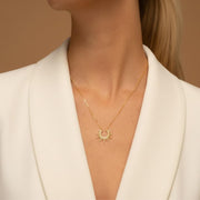 Sun Necklace - Spike Necklace - Pendant Necklace - Dainty Necklace - Layering Necklace - Celestial Necklace - Maylin Necklace