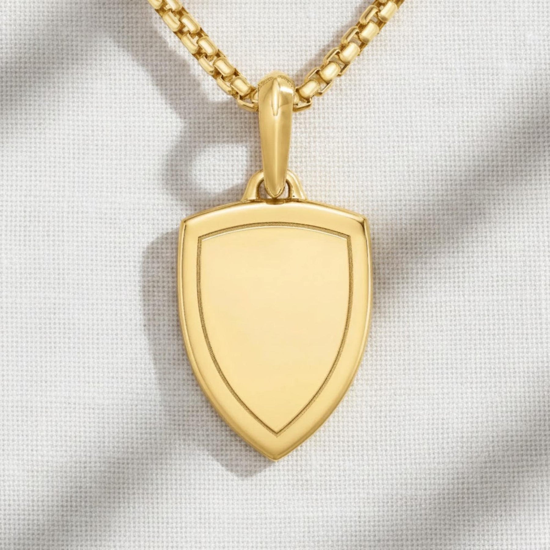 14K Gold St Michael Medallion Necklace with Lab Grown Diamonds,Catholic Pendant, Religious Gift for Men, Shield Jewelry, Protective Necklace