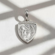 St Michael Pendant, Archangel Michael Necklace 925 Sterling Silver for Protection Strength, Religious Jewelry Gift for Men & Women