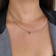 14K Solid Gold Chain Necklace, Delicate Dainty Chain, Delicate Dainty Layered Necklace, Thin Chain Necklace, 18k Gold Chain Necklace