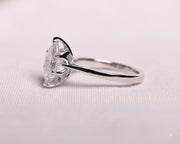 Dutch Marquise Engagement ring  Travel ring Unique Gold Promise ring Wedding ring Lab Grown diamond ring Solitaire diamond ring Gift for her