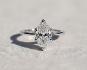 Dutch Marquise Engagement ring  Travel ring Unique Gold Promise ring Wedding ring Lab Grown diamond ring Solitaire diamond ring Gift for her