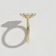 1.5 Carat IGI CERTIFIED F Color VS1 Clarity Marquise Cut Lab Grown Diamond Solitaire Engagement Ring 14k Yellow Gold