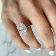 Marquise Lab Grown Diamond Ring , 3 CT F VS1 Diamond Engagement Ring , Lab Marquise Diamond Ring , Lab Diamond Ring , Marquise Ring