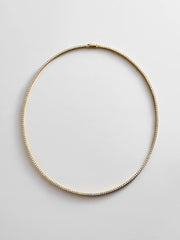 Silver Tennis Choker Necklace, CZ Crystal Jewelry, Bridal Minimalist Wedding Gift, Dainty Layering Bridesmaid Gift Her