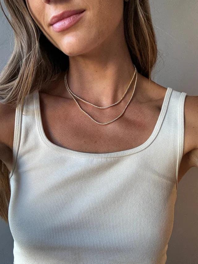 Silver Tennis Choker Necklace, CZ Crystal Jewelry, Bridal Minimalist Wedding Gift, Dainty Layering Bridesmaid Gift Her
